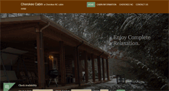 Desktop Screenshot of cherokee-cabin.com